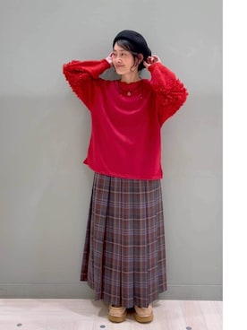 「アイテム（アクセサリー、その他）」を使った、ともちんさん（レディース・153cm）の冬コーディネート