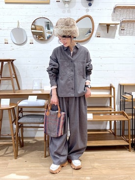 「studio CLIP（スタディオクリップ）のアイテム」を使った、ともちんさん（レディース・153cm）の冬コーディネート