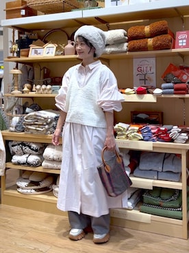 「アイテム（ワンピース）」を使った、ともちんさん（レディース・153cm・40代）の秋コーディネート