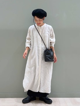「アイテム（ワンピース/ドレス）」を使った、ともちんさん（レディース・153cm・40代）の秋コーディネート