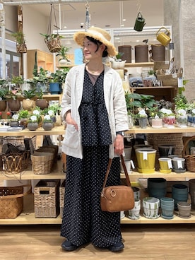 「studio CLIP（スタディオクリップ）のアイテム（ジャケット/アウター）」を使った、ともちんさん（レディース・153cm）の春コーディネート