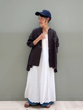 「アイテム（ワンピース/ドレス）」を使った、ともちんさん（レディース・153cm・40代）の夏コーディネート