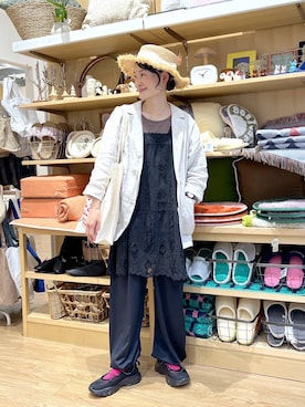 「studio CLIP（スタディオクリップ）のアイテム（ジャケット/アウター）」を使った、ともちんさん（レディース・153cm）の春コーディネート