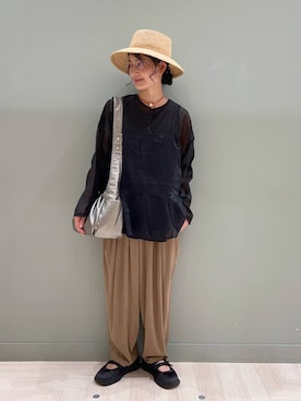 「アイテム（キャミソール）」を使った、ともちんさん（レディース・153cm・40代）の夏コーディネート