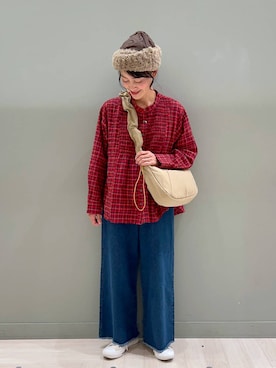 「アイテム（帽子）」を使った、ともちんさん（レディース・153cm・40代）の秋コーディネート
