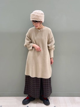 「アイテム（ワンピース/ドレス）」を使った、ともちんさん（レディース・153cm・40代）の冬コーディネート