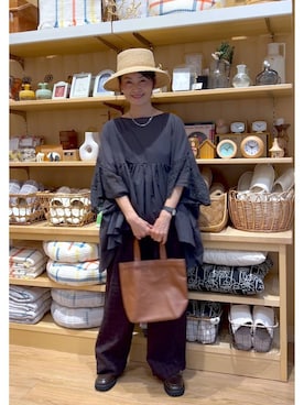 「アイテム（ネックレス）」を使った、ともちんさん（レディース・153cm・40代）の夏コーディネート