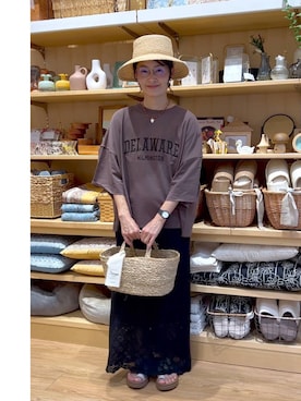 「アイテム（インテリア）」を使った、ともちんさん（レディース・153cm）の夏コーディネート