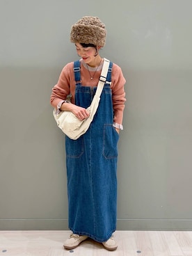 「アイテム（ワンピース/ドレス）」を使った、ともちんさん（レディース・153cm・40代）の秋コーディネート
