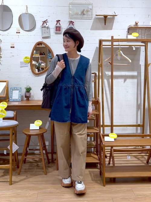 セール】切り替えZIPフレアベスト（ベスト）｜studio CLIP（スタディオ