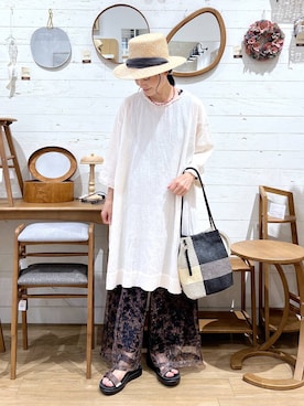 ともちんさん(レディース・153cm)の夏コーディネート