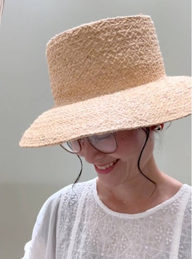 「アイテム（帽子）」を使った、ともちんさん（レディース・153cm・40代）の夏コーディネート