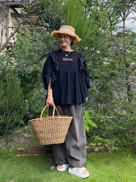 「アイテム（キャミソール）」を使った、ともちんさん（レディース・153cm・40代）の夏コーディネート