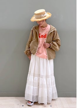 ともちんさん(レディース・153cm)の夏コーディネート