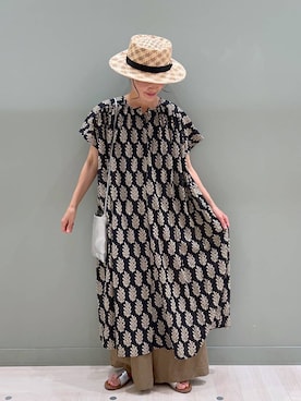 「アイテム（ワンピース/ドレス）」を使った、ともちんさん（レディース・153cm・40代）の夏コーディネート