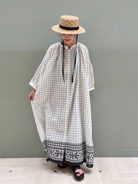 「アイテム（ワンピース/ドレス）」を使った、ともちんさん（レディース・153cm・40代）の夏コーディネート