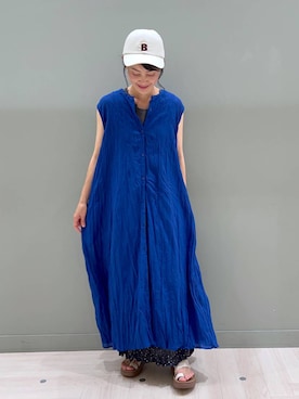 「アイテム（ワンピース/ドレス）」を使った、ともちんさん（レディース・153cm・40代）の夏コーディネート