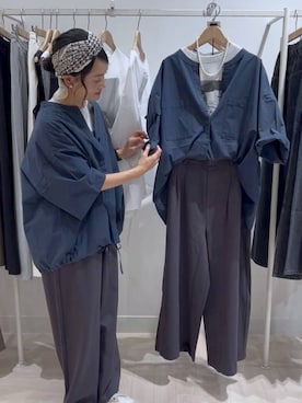 「アイテム（トップス）」を使った、ともちんさん（レディース・153cm・40代）の夏コーディネート