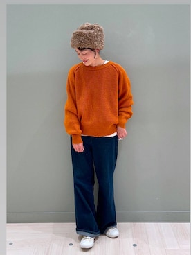 「アイテム（帽子）」を使った、ともちんさん（レディース・153cm・40代）の冬コーディネート