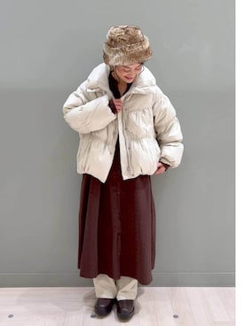 「リラックス」｜ともちんさん（レディース・153cm）の冬コーディネート