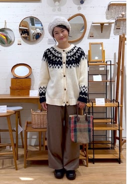 「アイテム（バッグ）」を使った、ともちんさん（レディース・153cm・40代）の秋コーディネート