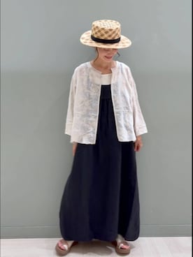 「アイテム（ワンピース/ドレス）」を使った、ともちんさん（レディース・153cm・40代）の夏コーディネート