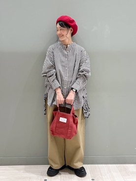 「studio CLIP（スタディオクリップ）のアイテム（その他パンツ）」を使った、ともちんさん（レディース・153cm）の秋コーディネート