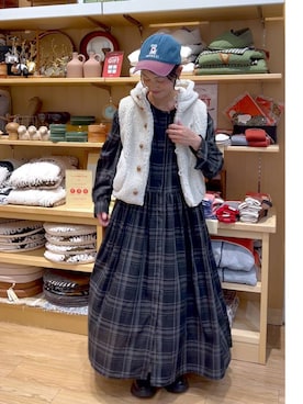 「アイテム（ワンピース/ドレス）」を使った、ともちんさん（レディース・153cm・40代）の秋コーディネート