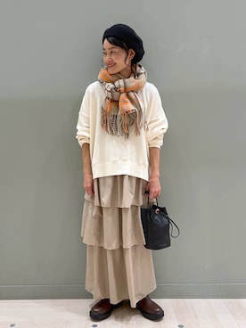 「アイテム（シューズ）」を使った、ともちんさん（レディース・153cm・40代）の秋コーディネート