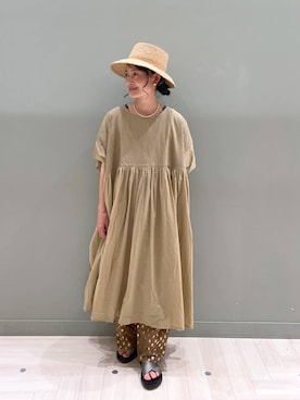 「アイテム（ワンピース/ドレス）」を使った、ともちんさん（レディース・153cm・40代）の夏コーディネート