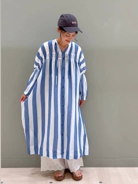 「アイテム（ワンピース/ドレス）」を使った、ともちんさん（レディース・153cm・40代）の夏コーディネート