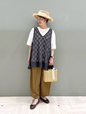 「リラックス」｜ともちんさん（レディース・153cm）の春コーディネート