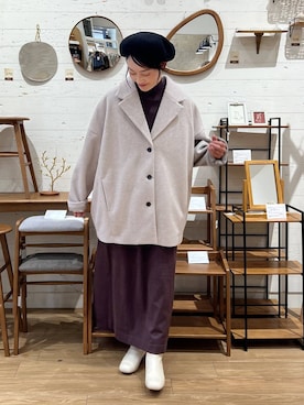 「アイテム（ワンピース/ドレス）」を使った、ともちんさん（レディース・153cm・40代）の秋コーディネート