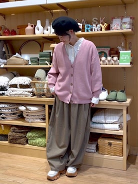 「studio CLIP（スタディオクリップ）のアイテム」を使った、ともちんさん（レディース・153cm）の秋コーディネート