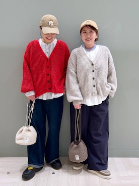 「アイテム（帽子）」を使った、ともちんさん（レディース・153cm・40代）の冬コーディネート