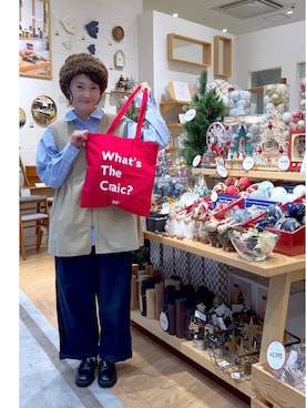 「アイテム（ベスト）」を使った、ともちんさん（レディース・153cm・40代）の秋コーディネート