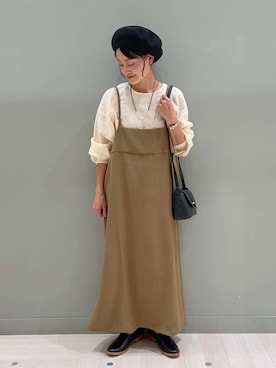 「アイテム（ワンピース/ドレス）」を使った、ともちんさん（レディース・153cm・40代）の秋コーディネート
