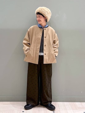 「studio CLIP（スタディオクリップ）のアイテム」を使った、ともちんさん（レディース・153cm）の秋コーディネート