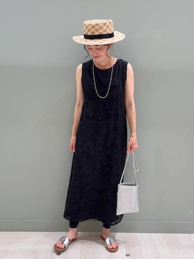 「アイテム（ワンピース/ドレス）」を使った、ともちんさん（レディース・153cm・40代）の夏コーディネート
