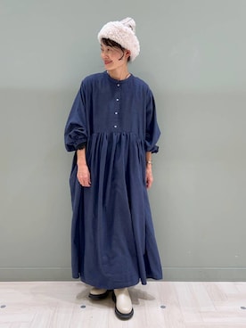 「アイテム（ワンピース/ドレス）」を使った、ともちんさん（レディース・153cm・40代）の秋コーディネート