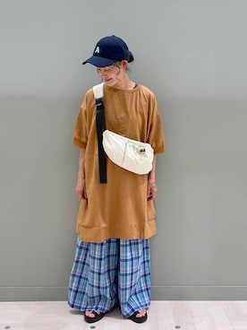 「アイテム（ワンピース/ドレス）」を使った、ともちんさん（レディース・153cm・40代）の夏コーディネート