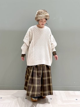 「アイテム（ワンピース/ドレス）」を使った、ともちんさん（レディース・153cm・40代）の冬コーディネート