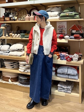 「アイテム（チュニック）」を使った、ともちんさん（レディース・153cm・40代）の秋コーディネート