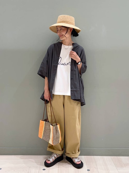 ラフィアブレードハット