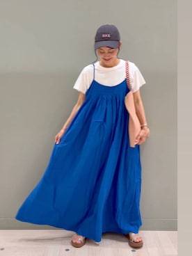 「アイテム（ワンピース/ドレス）」を使った、ともちんさん（レディース・153cm・40代）の夏コーディネート