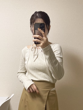 もり。さん（レディース・162cm）の春コーディネート