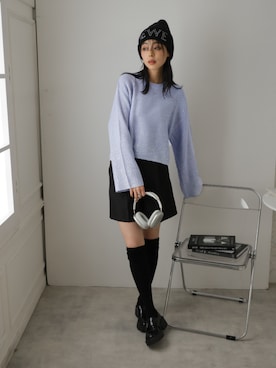 「LAFFMO（ラフモ）のアイテム」を使った、Ulyssesさん（レディース・159cm）の冬コーディネート