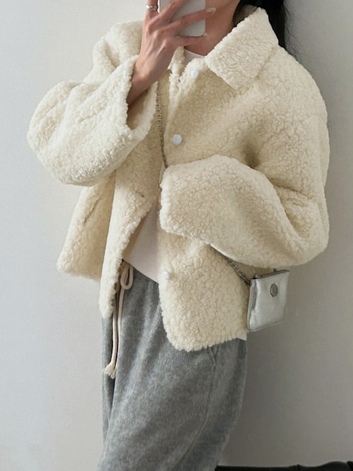 セール】ボアショートコート（その他アウター）｜Girly Doll（ガーリー