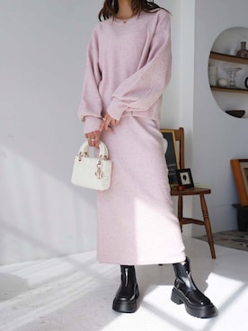 「LAFFMO（ラフモ）のアイテム」を使った、Ulyssesさん（レディース・163cm）の秋コーディネート