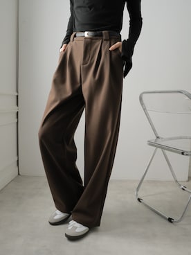 「Ulysses（ユリシス）のアイテム（パンツ）」を使った、Ulyssesさん（レディース・158cm）の冬コーディネート